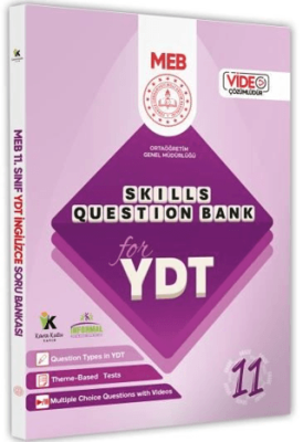Karakutu Yayın 2025 YDT MEBİ İngilizce 11. Sınıf Skills Question Bank Beceri Temelli Soru Bankası Video Çözümlü - 1