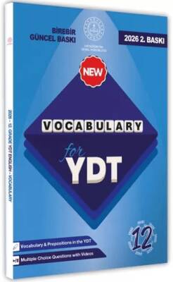 2026 YDT MEBİ İngilizce 12. Sınıf Vocabulary Kelime Bilgisi Soru Bankası - 1