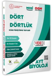 İnformal Yayınları 2025 YKS-AYT MEBİ-OGM Dört Dörtlük Biyoloji Pekiştirme Testi Soru Bankası Video Çözümlü - İnformal Yayınları