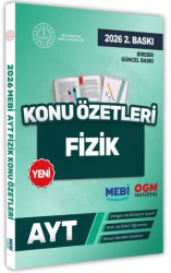 2026 YKS-AYT MEBİ-OGM Fizik Pratik Konu Özet Kitabı Renkli A4 Boyut Görsel Destekli - Karakutu Yayın