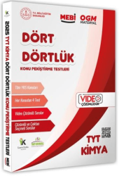 İnformal Yayınları 2025 YKS-TYT MEBİ-OGM Dört Dörtlük Kimya Pekiştirme Testi Soru Bankası Video Çözümlü - İnformal Yayınları