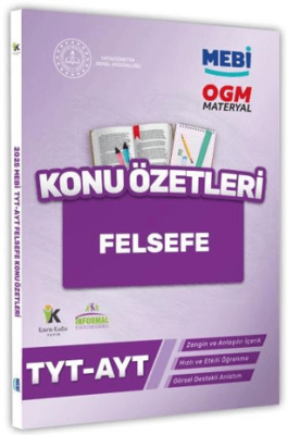Karakutu Yayın 2025 YKS-TYT MEBİ-OGM Felsefe Pratik Konu Özet Kitabı Boyut Görsel Destekli - 1