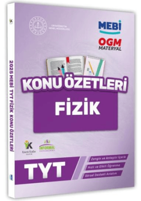 Karakutu Yayın 2025 YKS-TYT MEBİ-OGM Fizik Pratik Konu Özet Kitabı Görsel Destekli - 1