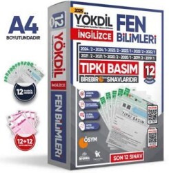 Karakutu Yayın 2025 YÖKDİL İngilizce Fen Bilimleri ÖSYM Çıkmış Soru Tıpkı Basım Deneme Paketi 12li Türkiye Geneli - 1