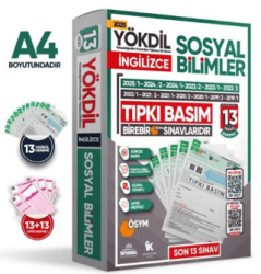 İnformal Yayınları 2025 YÖKDİL İngilizce Sosyal Bilimler ÖSYM Çıkmış Soru Tıpkı Basım Deneme Paketi 13li Türkiye Geneli - İnformal Yayınları