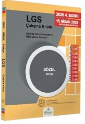 2026 8. Sınıf LGS MEB Örnek Soruları Türkçe Sözel Çalışma Kitabı - Karakutu Yayın