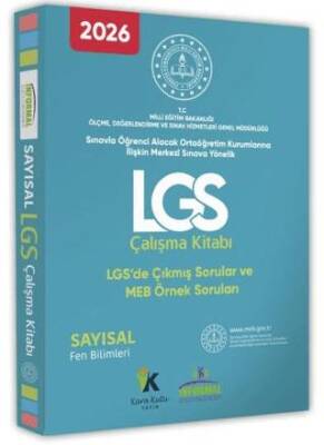 2026 8. Sınıf MEB Örnek Soruları LGS Fen Bilimleri Çalışma Kitabı - 1