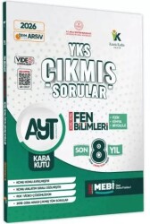 2026 YKS-AYT Fen Fizik-Kimya-Biyoloji Karakutu ÖSYM Çıkmış Sorular Çözümlü Konu Konu Son 8 Yıl - Karakutu Yayın