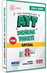 2026 YKS-AYT MEBİ Online Güncel Sayısal 8li Seri Deneme Fasikül Paketi A4 Boyut Renkli - Karakutu Yayın