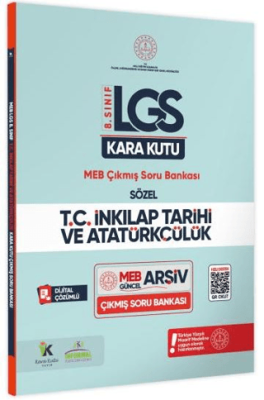 Karakutu Yayın 8. Sınıf LGS T.C İnkılap Tarihi ve Atatürkçülüğün Kara Kutusu Dijital Çözümlü Çıkmış Soru Bankası - 1