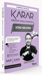 Karar Medeni Usul Hukuku Konu Anlatımı - Temsil Kitap
