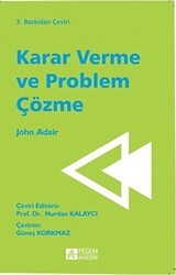 Karar Verme ve Problem Çözme - Pegem Akademi Yayıncılık