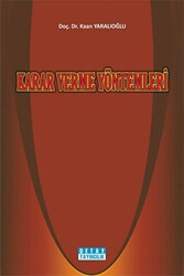 Karar Verme Yöntemleri - Detay Yayıncılık