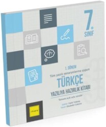 Kare Yayınları 7. Sınıf 1. Dönem Türkçe Yazılıya Hazırlık Kitabı - Kare Yayınları