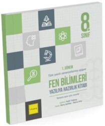 Kare Yayınları 8. Sınıf LGS 1. Dönem Fen Bilimleri Yazılıya Hazırlık Kitabı - Kare Yayınları