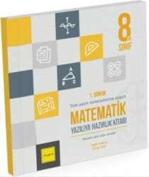 Kare Yayınları 8. Sınıf LGS 1. Dönem Matematik Yazılıya Hazırlık Kitabı - Kare Yayınları