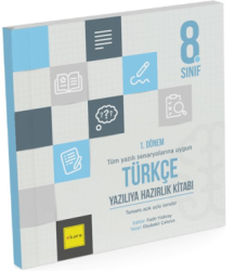 Kare Yayınları 8. Sınıf LGS 1. Dönem Türkçe Yazılıya Hazırlık Kitabı - Kare Yayınları