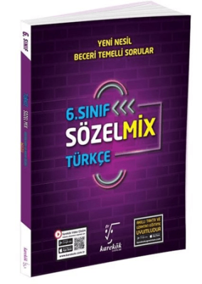 Karekök Yayıncılık 6. Sınıf Türkçe Sözel Mix Soru Bankası - 1