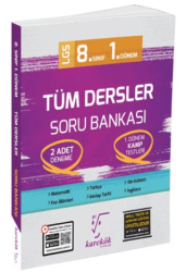 Karekök Yayıncılık 8. Sınıf 1. Dönem Tüm Dersler Soru Bankası - Karekök Yayıncılık