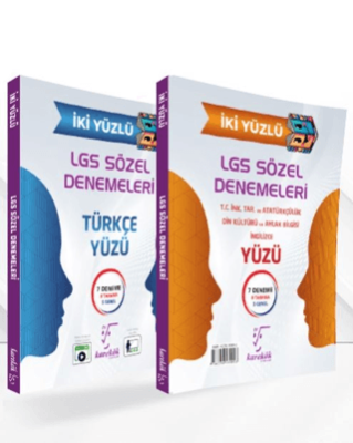 Karekök Yayıncılık 8. Sınıf LGS İki Yüzlü Sözel Denemeleri - 1