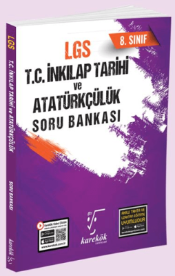 Karekök Yayıncılık 8. Sınıf LGS T.C. İnkılap Tarihi ve Atatürkçülük Soru Bankası - 1