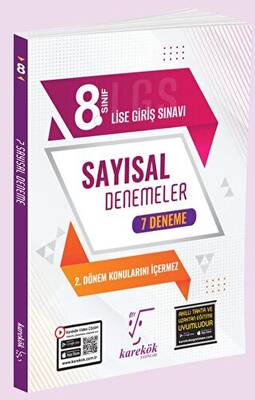 Karekök Yayıncılık Karekök Yayınları 8. Sınıf LGS Sayısal 7 li Deneme - 1