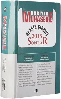 Kariyer Muhasebe Klasik Çıkmış Sorular 2015 - 1