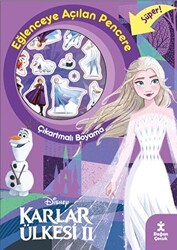 Karlar Ülkesi 2 Eğlenceye Açılan Pencere Çıkartmalı Boyama Kitabı - Doğan Çocuk