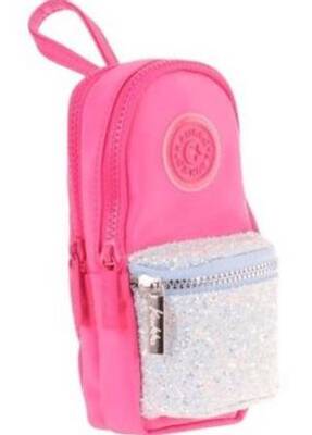 Kaukko Bright Junior Bag Kalem Çantası Taşlı-Pembe K2722 - 1
