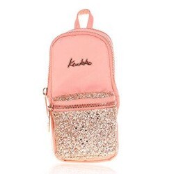Kaukko Bright Junior Bag Kalem Çantası Taşlı-Somon K2467 - Kaukko