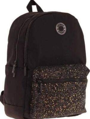 Kaukko Bright Sırt Çantası Taşlı-Siyah K1807 - 1