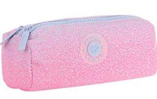 Kaukko Dots Dual Kalem Çantası Pınk K2714 - 1