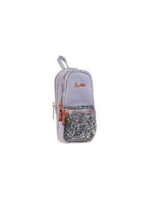 Kaukko Junior Bag Bright Kalem Çantası Taşlı-Gri K2557 - 1