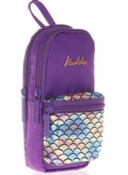 Kaukko K2474 Brıght Junıor Bag Kalem Çantası Scale-Mor - Kaukko