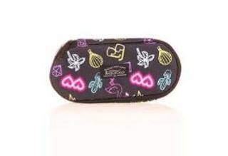 Kaukko K2637 Nature Özel Bölmeli Kalem Çantası Neon Art - 1