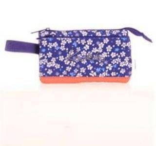 Kaukko K2677 Hat Accordıon Kalem Çantası Navy Blue Flow - 1