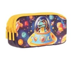 Kaukko Kıds 3 Bölmeli Kalem Çantası Layer Astrona L8273 - Kaukko