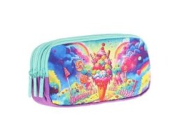 Kaukko Kıds 3 Bölmeli Kalem Çantası Layer Ice Cre L8251 - Kaukko