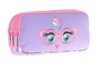 Kaukko Kıds 3 Bölmeli Kalem Çantası Toys Cat L8236 - 1