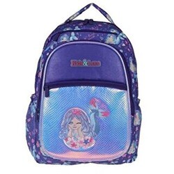 Kaukko Kids and Love Mermaid Sırt Çantası Aynalı Simli - Kaukko