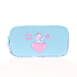 Kaukko Kids&Love 3 Bölmeli Ayna - Taş Unicor Kalem Çantası L8094 - Kaukko