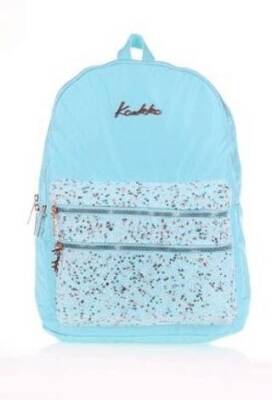 Kaukko Magic Dreams Sırt Çantası Taşlı Pullu-Turkuaz K1547 - 1