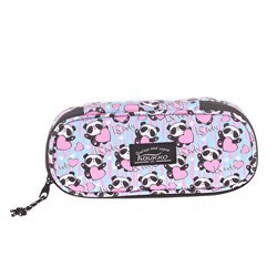 Kaukko Nature Özel Bölmeli Kalem Çantası Panda K2377 - Kaukko