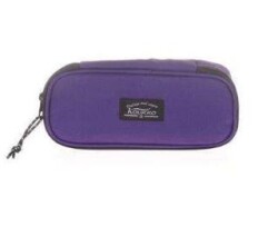 Kaukko Özel Bölmeli Kalem Çantası Koyu Mor K2366 - Kaukko