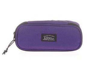 Kaukko Özel Bölmeli Kalem Çantası Koyu Mor K2366 - 1