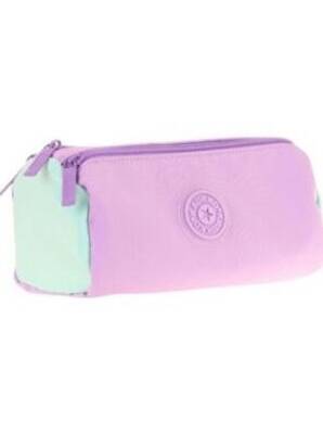 Kaukko Quıck 3 Bölmeli Kalem Çantası Lılac K2702 - 1