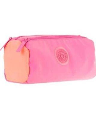 Kaukko Quıck 3 Bölmeli Kalem Çantası Pınk K2700 - 1