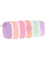 Kaukko Rainbow Dual Kalem Çantası Lıne Lılac K2712 - Kaukko