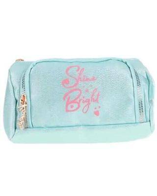 Kaukko Sparkle Plump Kalem Çantası Turkuaz K2546 - 1