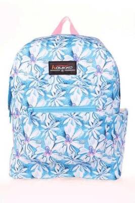 Kaukko Sprıng Sırt Çantası Blue Flowers K1675 - 1